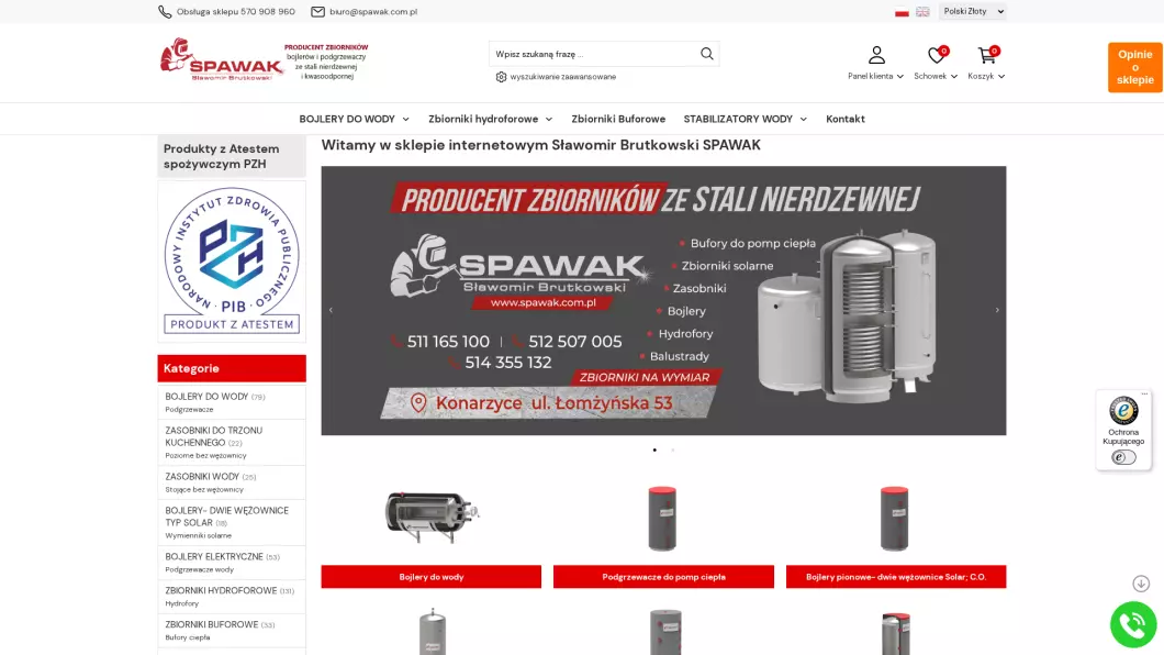 Spawak - producent wyrobów ze stali nierdzewnej