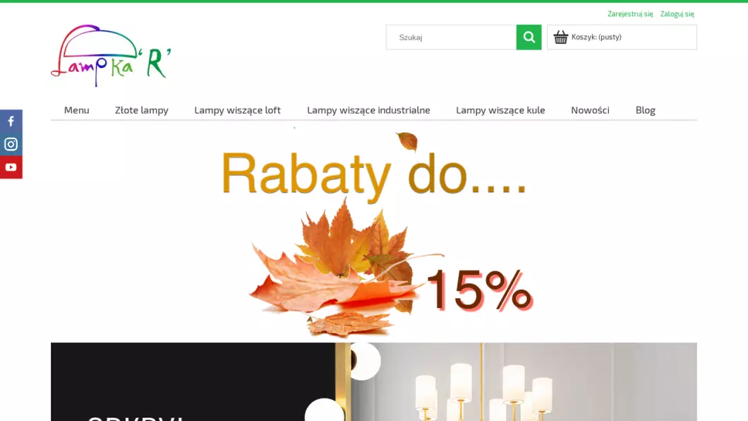 Sklep z oświetleniem Częstochowa | Sklep internetowy Lampka R