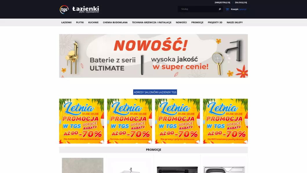 Salon łazienek i płytek TGS Śląsk