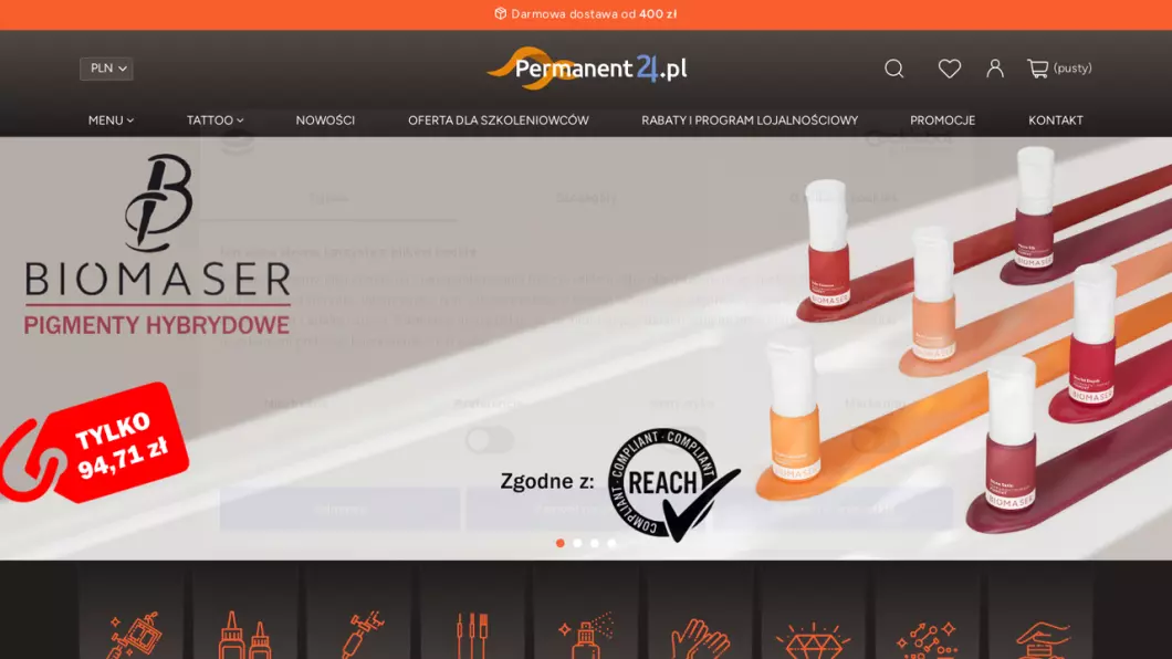 Sklep kosmetyczny Permanent24.pl