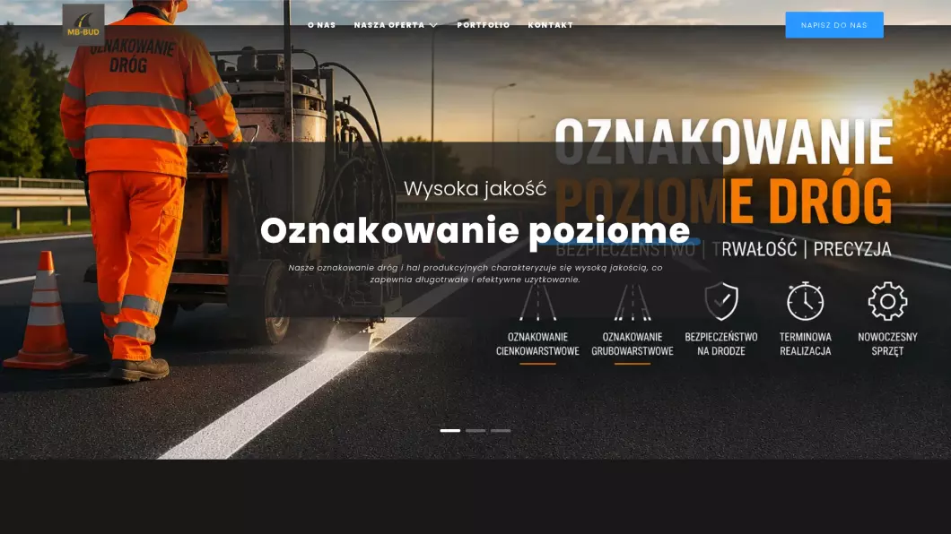 MB-BUD - Oznakowanie poziome