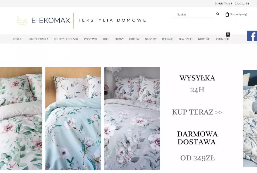 E-Ekomax - sklep z pościelą